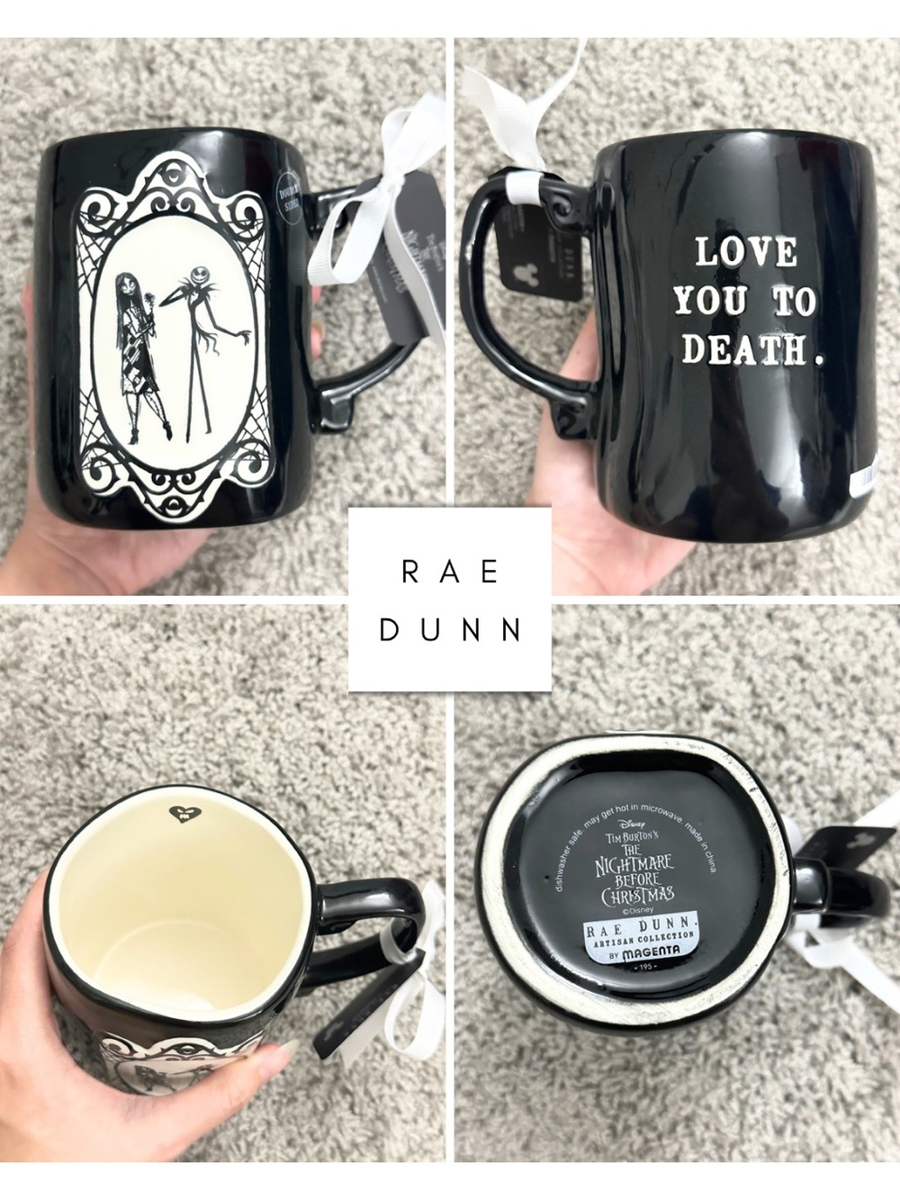 Rae Dunn Nightmare Before Christmas Mug